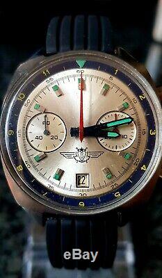 POLJOT Sturmanskie 3133 Vintage Russian Soviet Watch USSR Chronograph