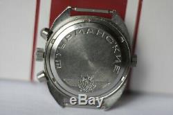 POLJOT Sturmanskie Chronograph, Stainless steel 3133 USSR Russian watch Ocean