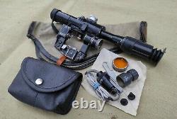 PSO-1. Russian USSR vintage optical scope PSO-1. Illuminating reticle. 1968