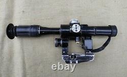 PSO-1. Russian USSR vintage optical scope PSO-1. Illuminating reticle. 1968