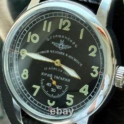 Pobeda Shturmanskie Yuri Gagarin Mechanical Watch USSR Soviet Military Vintage