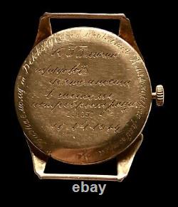 Poljot Gold 14K USSR Vintage 1964 Mechanical Wind Watch 17 jewels Works Great