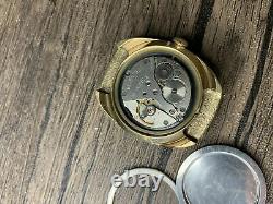 Poljot Olympic Games Rare Soviet Watch Excellent State Gold Plated With Box