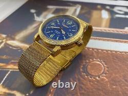 Poljot Watch 24 Mechanical Aviator Soviet Russian USSR Men's Military Vintage