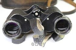 RARE 1968 Soviet Russian USSR Binoculars BPP 8x30 KOMZ with CASE #7