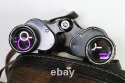 RARE 1968 Soviet Russian USSR Binoculars BPP 8x30 KOMZ with CASE #7