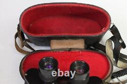 RARE 1968 Soviet Russian USSR Binoculars BPP 8x30 KOMZ with CASE #7
