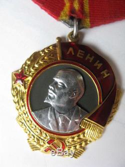 RARE Original Soviet Russian Gold & Platinum Orden ORDER/Medal/Badge of LENINA