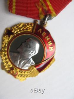 RARE Original Soviet Russian Gold & Platinum Orden ORDER/Medal/Badge of LENINA
