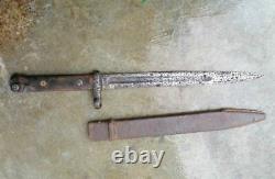 RARE Original USSR Soviet Russian WWII Early Knife Bayonet Tokarev SVT-40