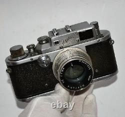 RARE RUSSIAN USSR ZORKI 3 LEICA COPY CAMERA + JUPITER-8 lens, f2/50mm (1)
