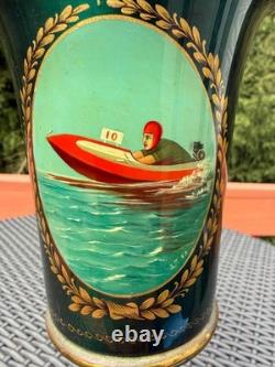RARE Russian Soviet USSR Vintage Sport Commemorative Trophy Cup from 1950s -60s