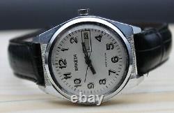 RARE? Vintage USSR Russian Soviet MECHANICAL Wrist Watch Raketa Serviced