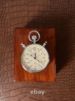 RARE vintage Soviet Russian stopwatch chronometer 1/60 second SLAVA. USSR