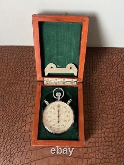 RARE vintage Soviet Russian stopwatch chronometer 1/60 second SLAVA. USSR