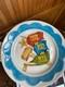Rar Russian Soviet Propaganda Porcelain Plate 1947 Famous Author V. Prisyazhnyuk