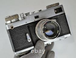 RUSSIAN USSR LENINGRAD RANGEFINDER CAMERA + JUPITER-8 lens, f2/50mm (3)