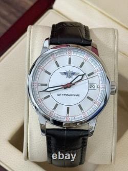 Raketa Aviator Mechanical Watch Sturmanskie Soviet USSR Military Calendar Day