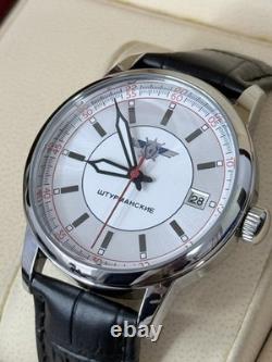 Raketa Aviator Mechanical Watch Sturmanskie Soviet USSR Military Calendar Day