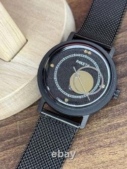 Raketa Copernicus Black Vintage Soviet Mechanical Mens Watch 1990s Sun Dial Rare