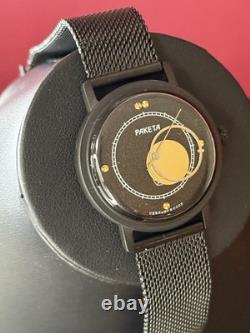 Raketa Copernicus Black Vintage Soviet Mechanical Mens Watch 1990s Sun Dial Rare