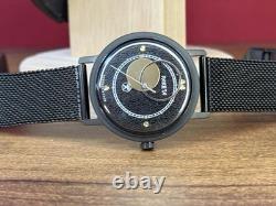 Raketa Copernicus Black Vintage Soviet Mechanical Mens Watch 1990s Sun Dial Rare