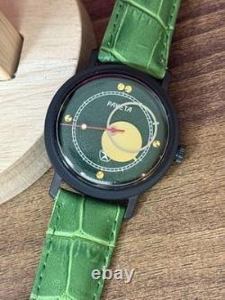 Raketa Copernicus Green Vintage Soviet Mechanical Mens Watch 1990s Sun Dial Rare