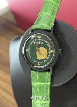 Raketa Copernicus Green Vintage Soviet Mechanical Mens Watch 1990s Sun Dial Rare