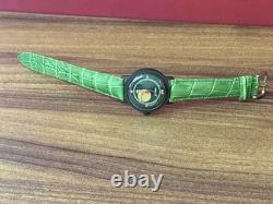 Raketa Copernicus Green Vintage Soviet Mechanical Mens Watch 1990s Sun Dial Rare