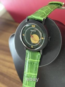 Raketa Copernicus Green Vintage Soviet Mechanical Mens Watch 1990s Sun Dial Rare