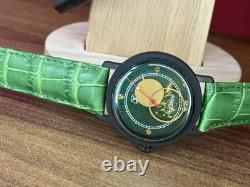 Raketa Copernicus Green Vintage Soviet Mechanical Mens Watch 1990s Sun Dial Rare