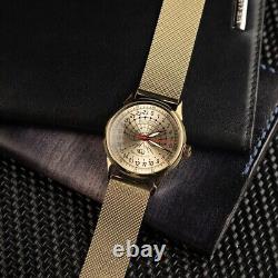 Raketa Polar Vintage USSR 24h Mechanical Soviet Russian Wristwatch Bear Men Dial