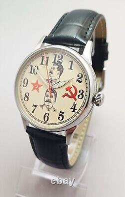 Raketa Stalin vintage Soviet Russian Ussr mechanical Wristwatch #409