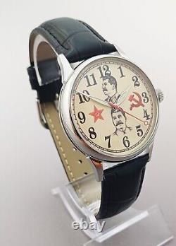 Raketa Stalin vintage Soviet Russian Ussr mechanical Wristwatch #409