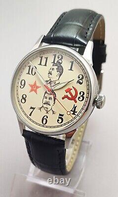 Raketa Stalin vintage Soviet Russian Ussr mechanical Wristwatch #409