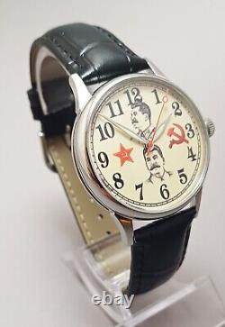 Raketa Stalin vintage Soviet Russian Ussr mechanical Wristwatch #409