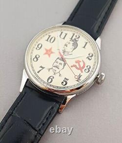 Raketa Stalin vintage Soviet Russian Ussr mechanical Wristwatch #409