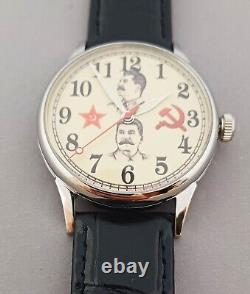 Raketa Stalin vintage Soviet Russian Ussr mechanical Wristwatch #409