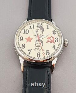 Raketa Stalin vintage Soviet Russian Ussr mechanical Wristwatch #409