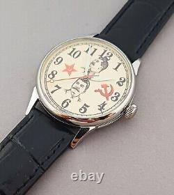 Raketa Stalin vintage Soviet Russian Ussr mechanical Wristwatch #409