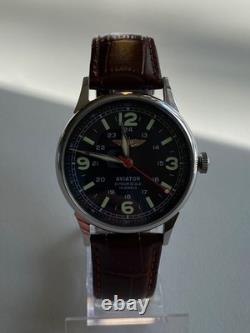 Raketa Watch Aviation Mechanical USSR Soviet Wrist Russian Rare Men's