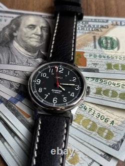 Raketa Watch Aviator Mechanical Wrist Military Vintage Russian Soviet USSR Rare