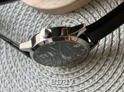 Raketa Watch Mechanical Aviator Black Pilot Vintage USSR Wrist Soviet Men's Date