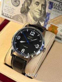 Raketa Watch Mechanical Aviator DATE Military USSR Russian Wrist Soviet Men Pilo