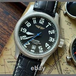 Raketa Watch Mechanical Aviator Wrist Russian Vintage Soviet USSR Military Pilot