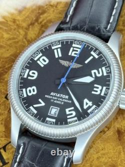 Raketa Watch Mechanical Aviator Wrist Russian Vintage Soviet USSR Military Pilot