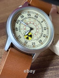Raketa Watch Radiation Mechanical Military Wrist Russian Vintage Soviet USSR Men
