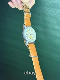 Raketa Watch Radiation Mechanical Military Wrist Russian Vintage Soviet USSR Men