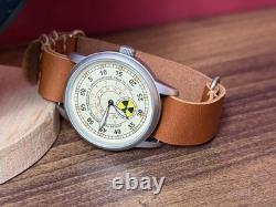Raketa Watch Radiation Mechanical Military Wrist Russian Vintage Soviet USSR Men