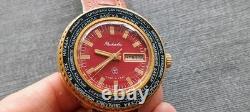 Raketa World Time Cities Rocket Russian Soviet Men's Watch USSR Vintage CCCP